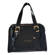 Ted Baker Black Patent Leather Satchel