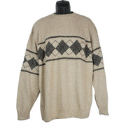 Towncraft Argyle Sweater Sz L