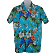 V.H.O Hawaiian Shirt Blue Parrot