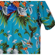 V.H.O Hawaiian Shirt Blue Parrot