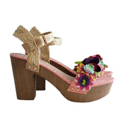 Betsey Johnson Jillie Coral Sandals - NWT