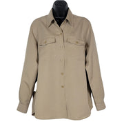 Liz Claiborne Liz Sport Long Sleeve Khaki Shirt