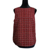 THE LIMITED Sleeveless Check Blouse