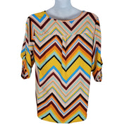 Mileage Chevron Blouse