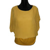 Joseph A. Dolman Sleeve Chiffon Blouse